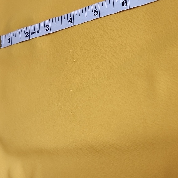 ANNE KLEIN 3/4 SLEEVE YELLOW TOP/ SIZE 10 - Picture 8 of 14